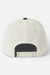 brixton forget the cowboy snapback chocolate off white back