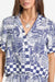 brixton o mar button down navy white collage detail