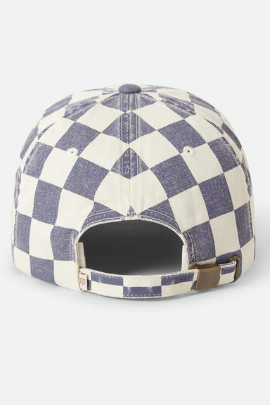 brixton out for a good time hat navy gingham back
