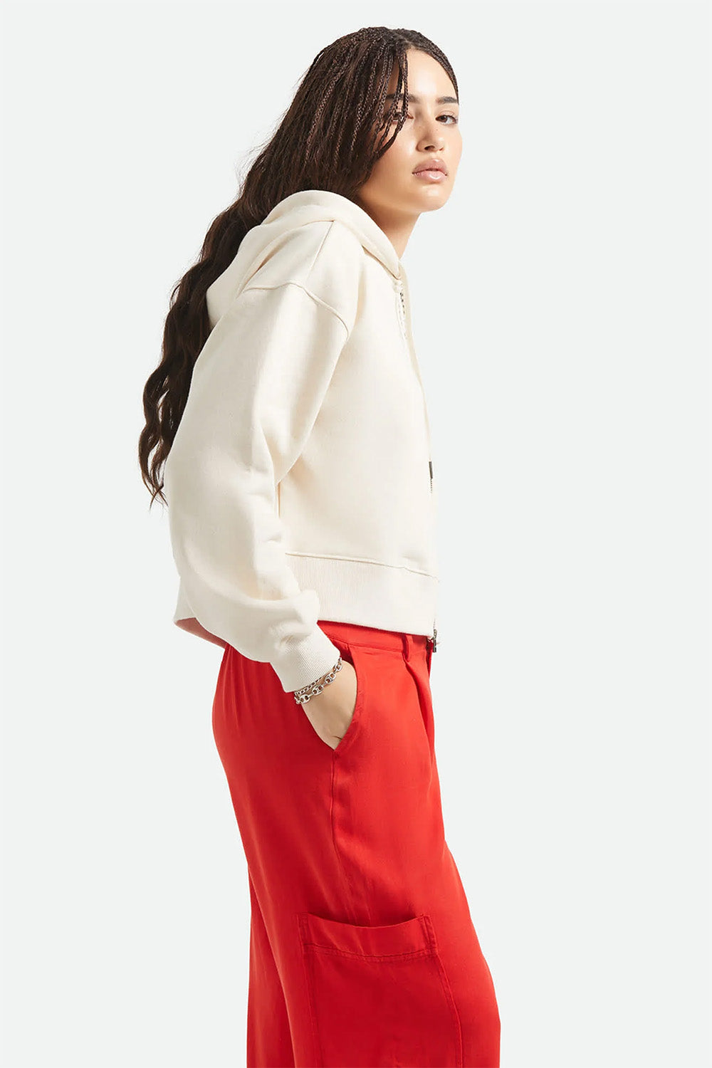 brixton pegasus zip hood whitecap side