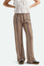brixton the cabana mesh lounge pant multi color zigzag front