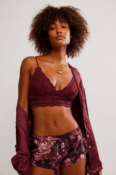 Free People - Amina Bralette - Acai - Front