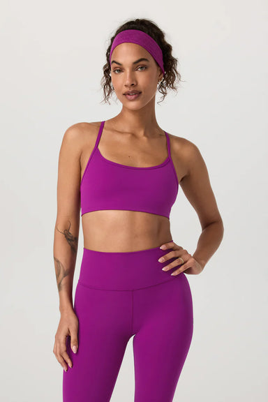 Vuori - All the Feels Bra - Magenta - Front