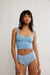 Free People - Meg Seamless Crop - Dusk Blue - Front