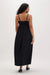 Richer Poorer - Linen Maxi Dress - Black - Back