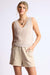 Sage the Label - Simone Sweater Top - Beige - Front