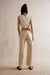 Free People - Risk Taker Mid-Rise Straight - Ecru - Back