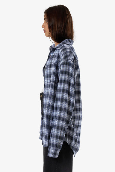 Thrills - Friendly Service Flannel Shirt - Iceberg - Side