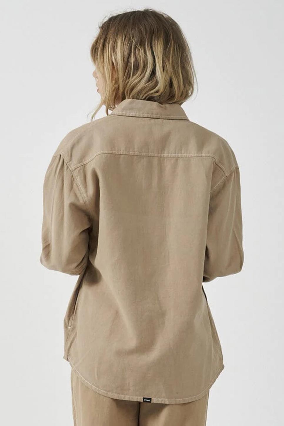 Thrills - Discovery Overshirt - Faded Khaki - Back
