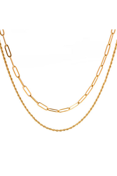 Pearl of the West - Rachel Double Chain - GP Stainless