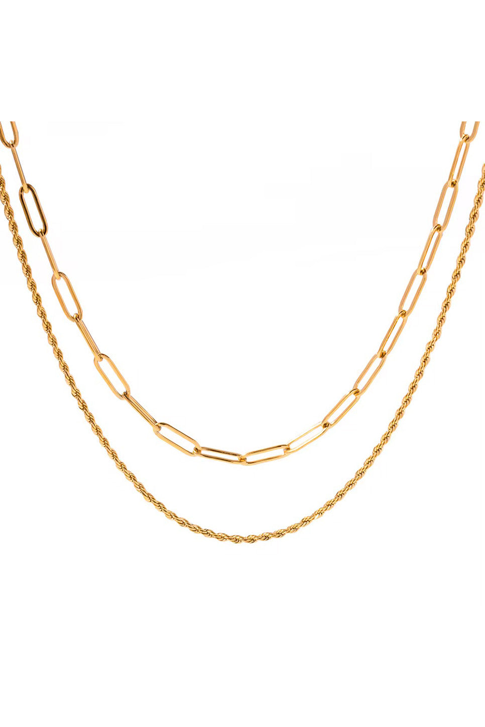 Pearl of the West - Rachel Double Chain - GP Stainless