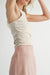 Sadie & Sage - On Point Knit Tank - Cream - Detail
