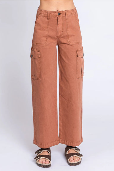 Letter to Juliet - Baggy Cargo Pant - Mocha - Front