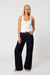 Abrand - Addison Racer Top - White Sand 