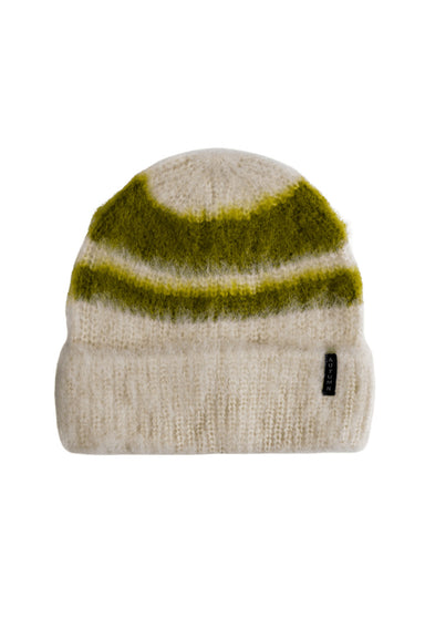 Autumn - Sport Stripe Beanie - Natural - Front