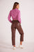 MinkPink - Lani PU Pants - Chocolate - Back