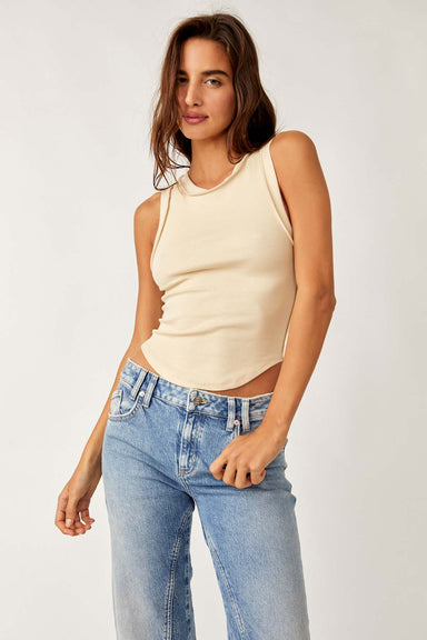 Free People - Kate Tee - Bleached Sand - Front