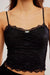 Free People - Lacey Essential Cami - Black  - Detail