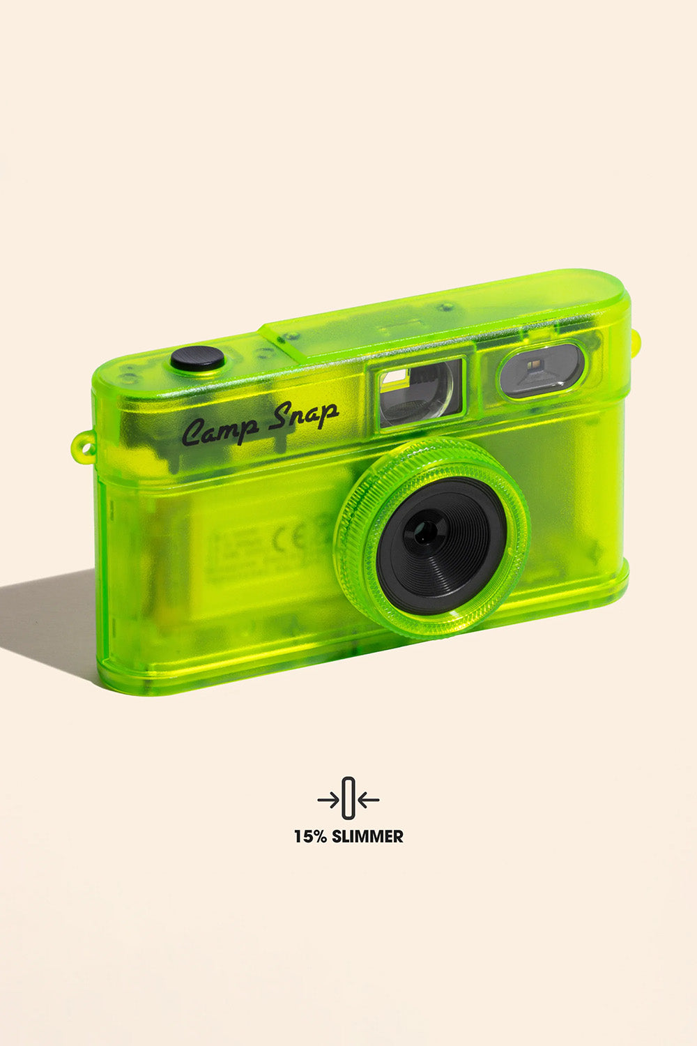 Camp Snap 2 Camera in Twisted Lime — Quarter view