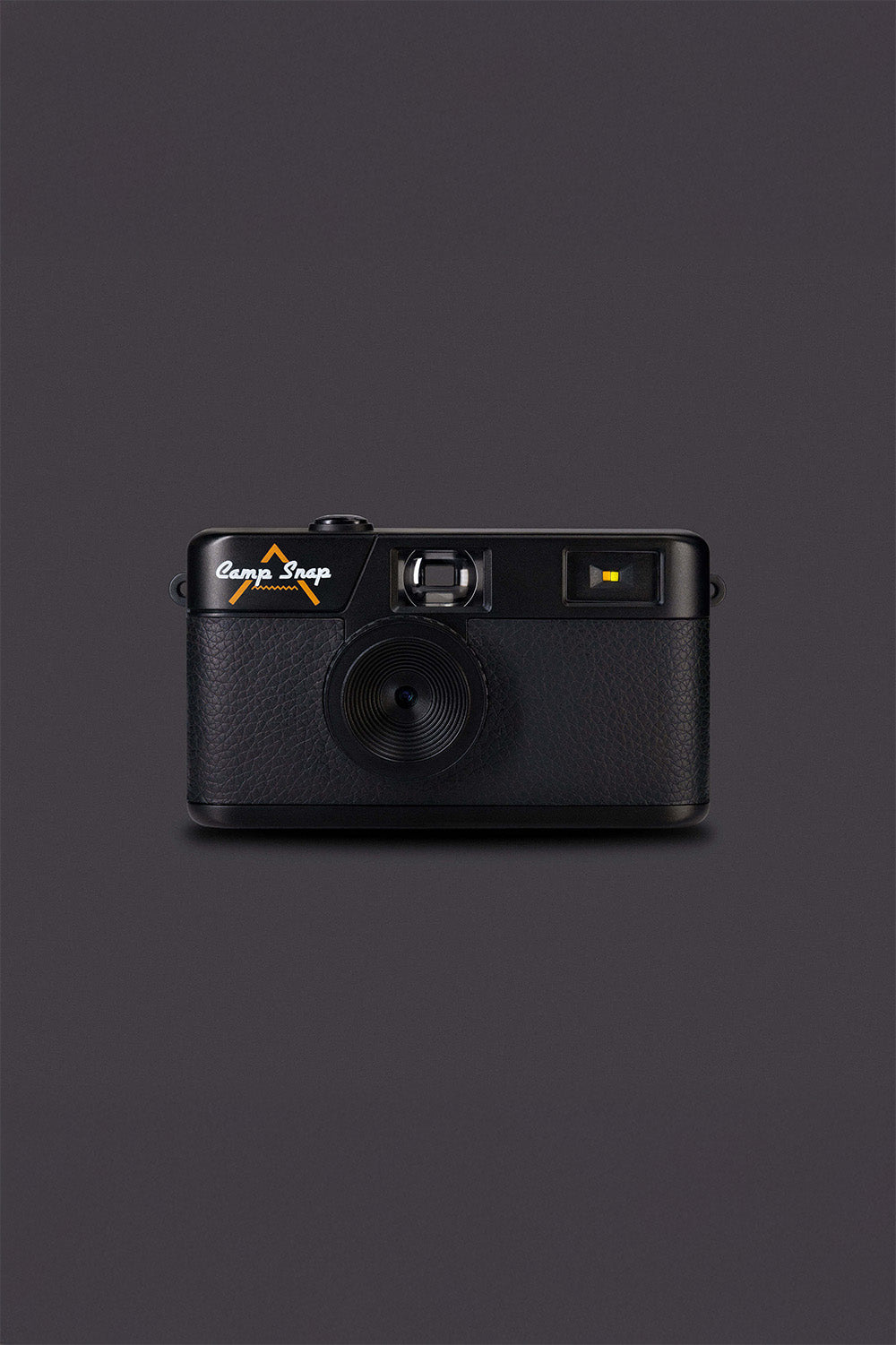 camp snap 101 camera black front