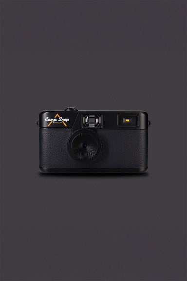 camp snap 101 camera black front