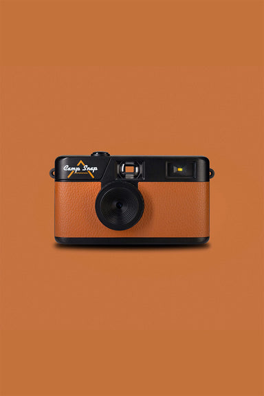 camp snap 101 camera brown front