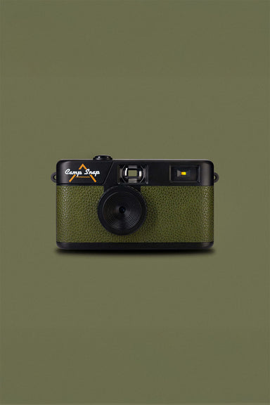 camp snap 101 camera green front