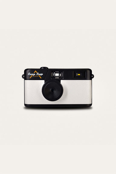 camp snap 101 camera white front