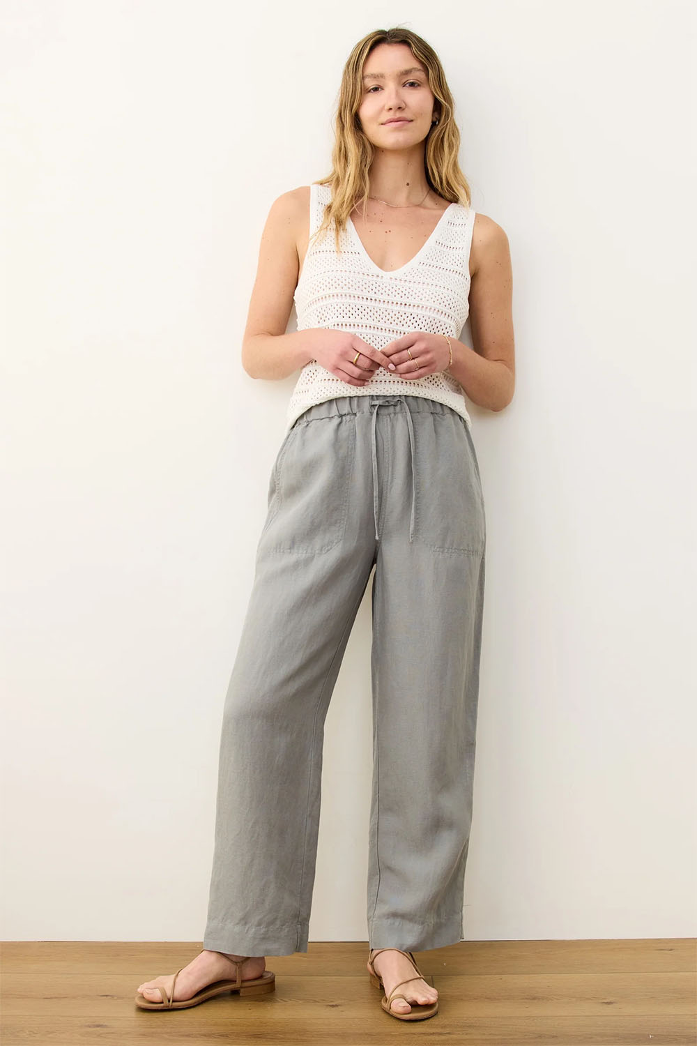 Marine Layer - Finley Sweater Tank - White