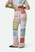 Brixton - Silky Hudson Lounge Pant - Multi  Color Bandana - Back