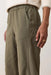 Marine Layer - Jessie Barrel Leg Pant - Dusty Olive - Pocket