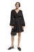 Scotch & Soda - Balloon Sleeve Mini Dress - Evening Black - Front