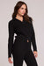Chaser Beatrix Sweater in Black — Quarter view