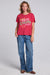 Chaser Cheers Tee in Cherry Bomb — Full-body view