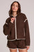 Sharun Jacket in Wood Brown — Front view