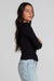 Silva Fullsleeve Top in Black — Side view