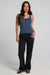 Velora Tank in Dark Denim — Full-body view
