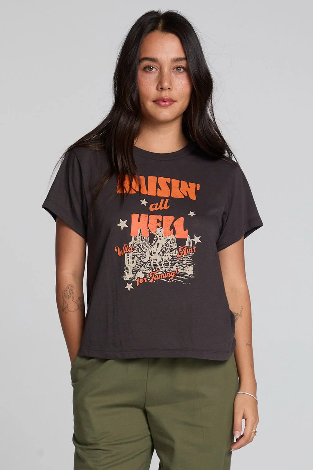 Chaser Wild and Free in Vintage Black — Front view