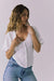 chaser abbie blouse white profile