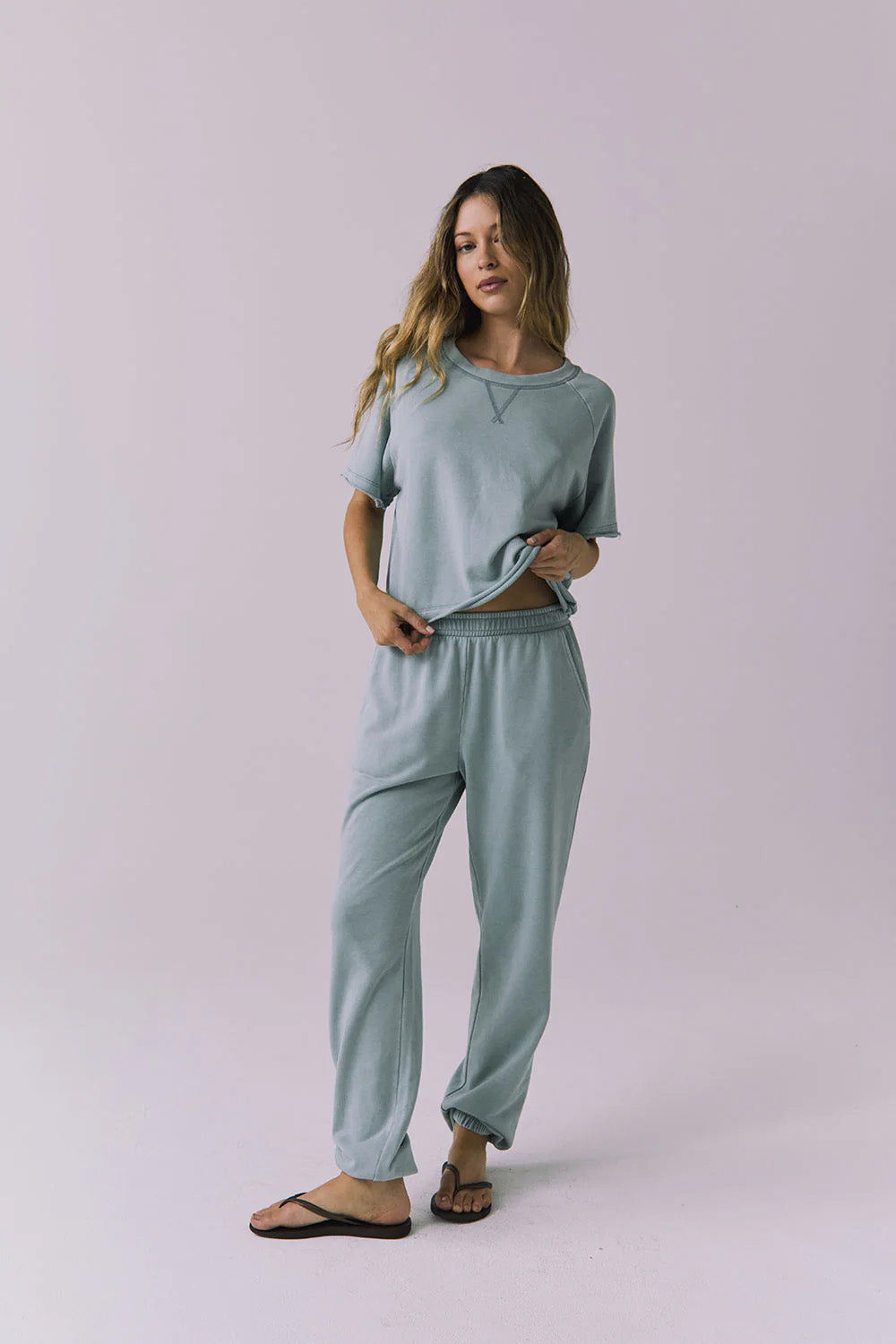 chaser amelia pullover garden sage