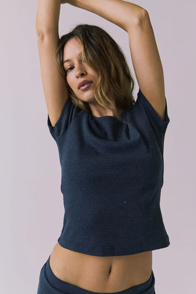 chaser drew tee navy profile