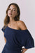 chaser june maxi dress navy detail