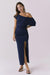 chaser june maxi dress navy front