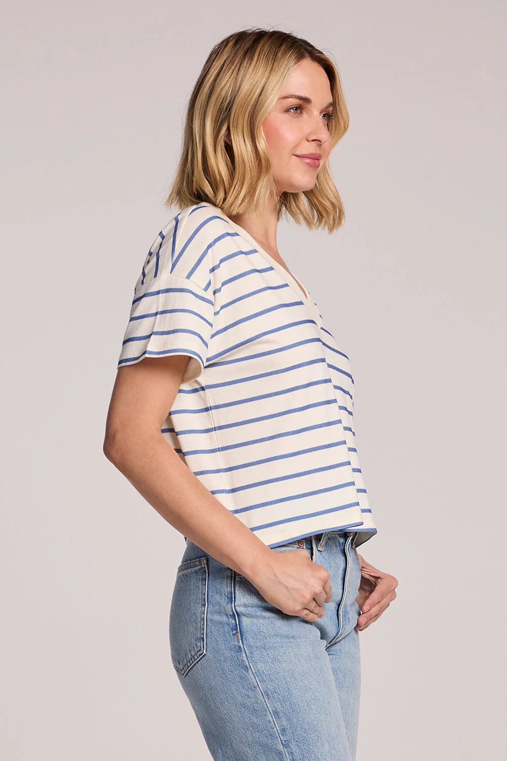 chaser mazzy tee french riviera stripe side