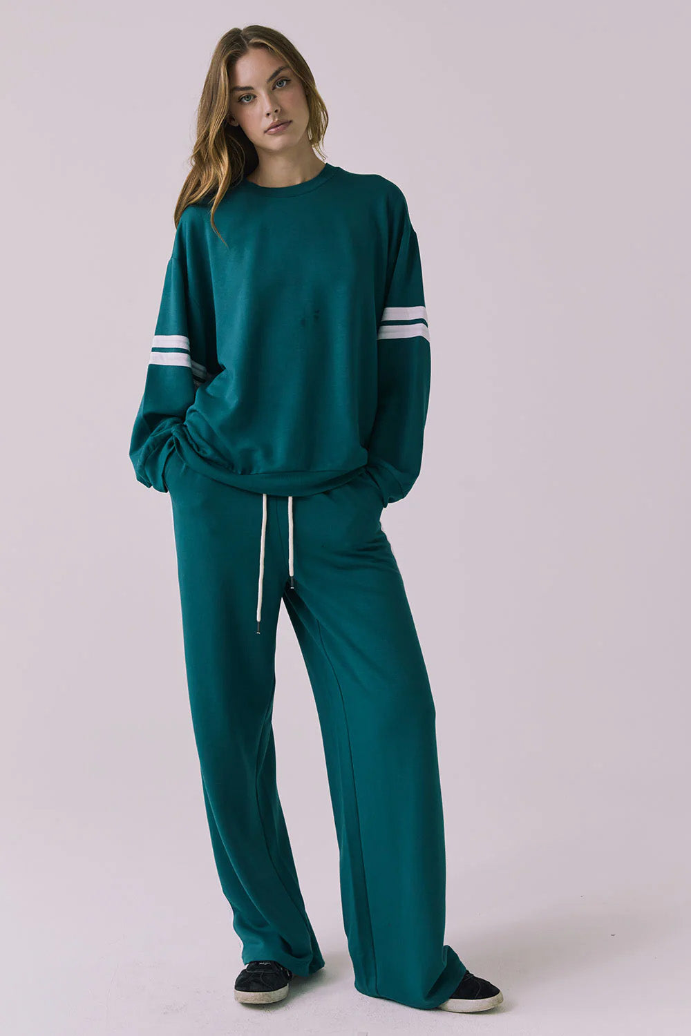 chaser sandi joggers teal white