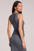 chaser sweetheart tank top future grey back