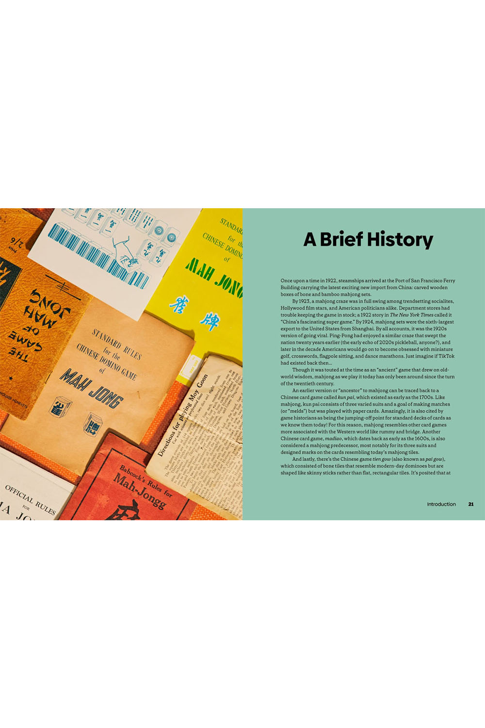 chronicle mahjong history