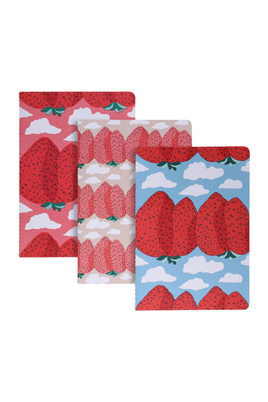chronicle marimekko strawberry notebook
