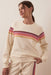 Marine Layer - Anytime Sweatshirt - Antique White Stripe - Front