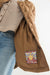 Marine Layer - Calista Quilted Jacket - Caramel - Tag